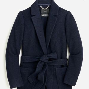 J.Crew Wrap blazer-jacket in Italian boiled wool